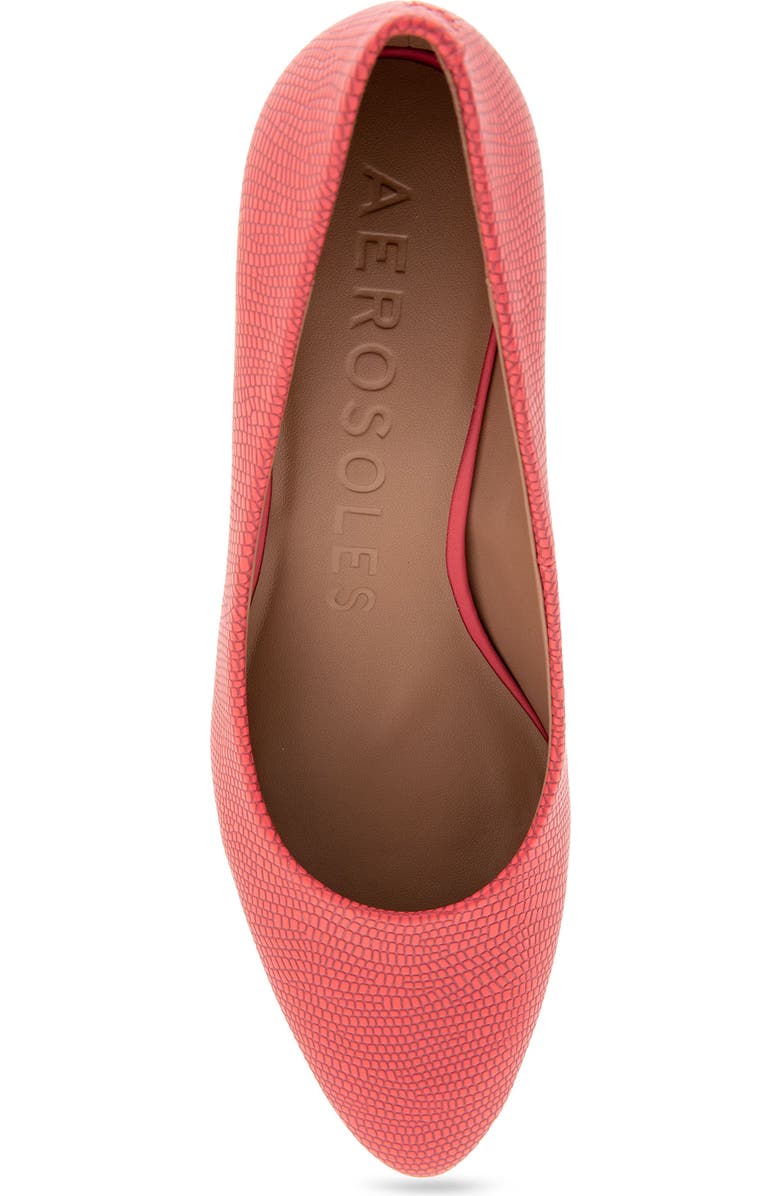 Aerosoles Betsy Pump, Alternate, color, Coral Lizard Faux Leather