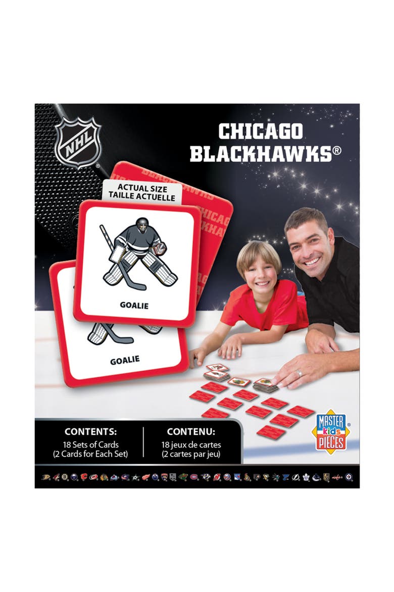 Chicago Blackhawks Matching Game, Alternate, color, Multicolor