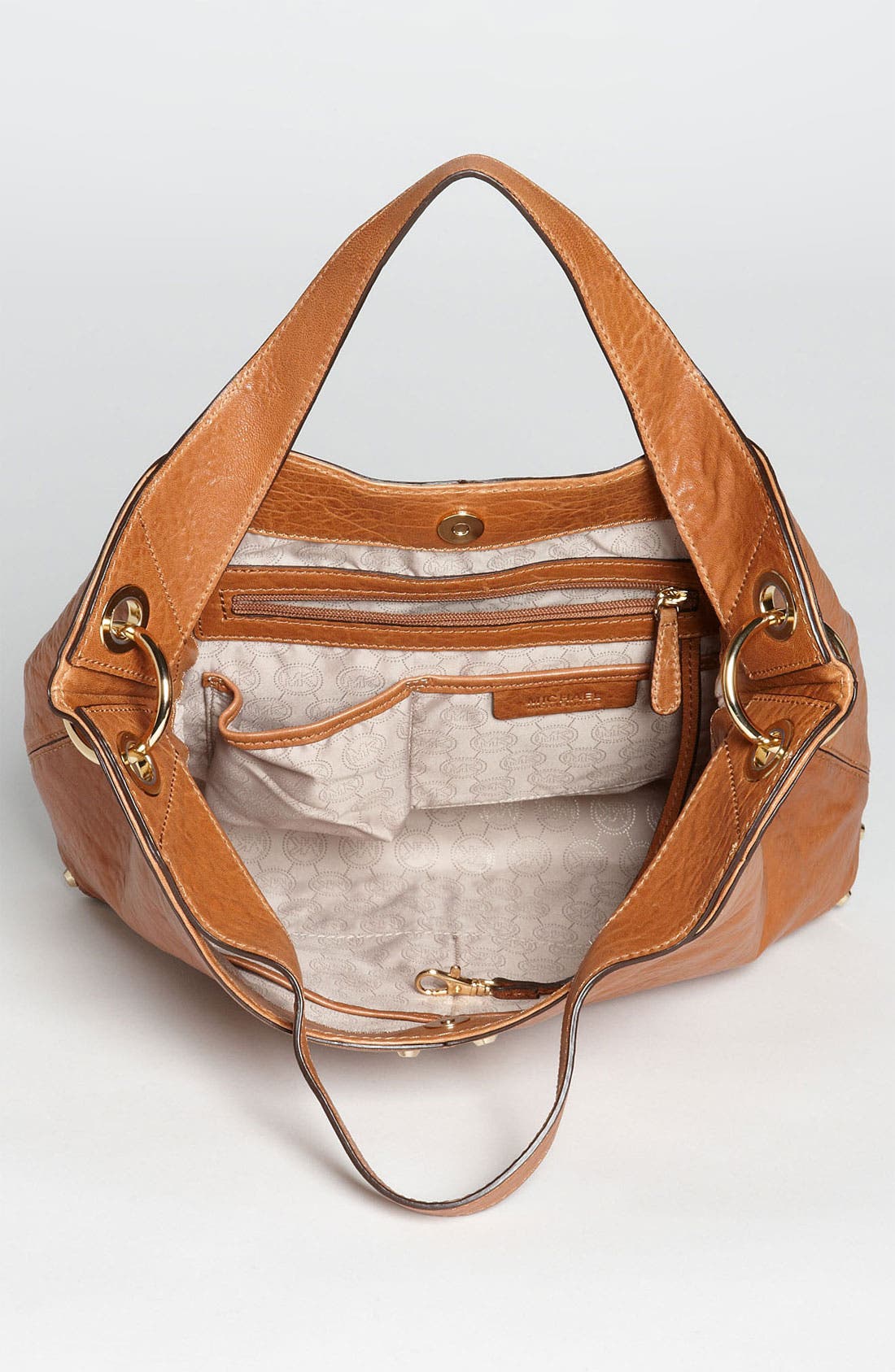 'Uptown Astor - Large' Shoulder Tote, Alternate, color, LUGGAGE
