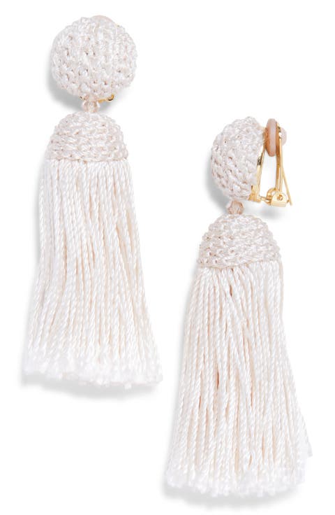 Short Tassel Rope Earrings