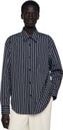 SANDRO Striped cotton shirt