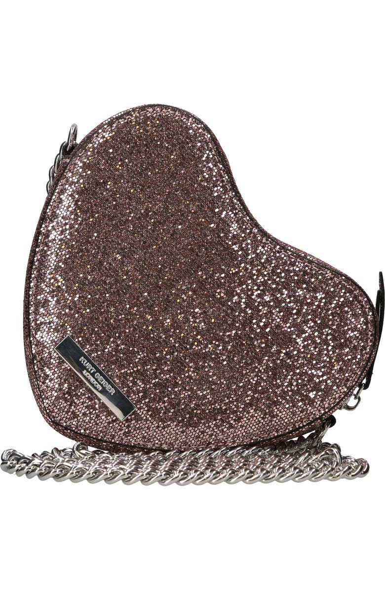 Kurt Geiger London Kensington Bow Heart Crossbody Bag, Alternate, color,