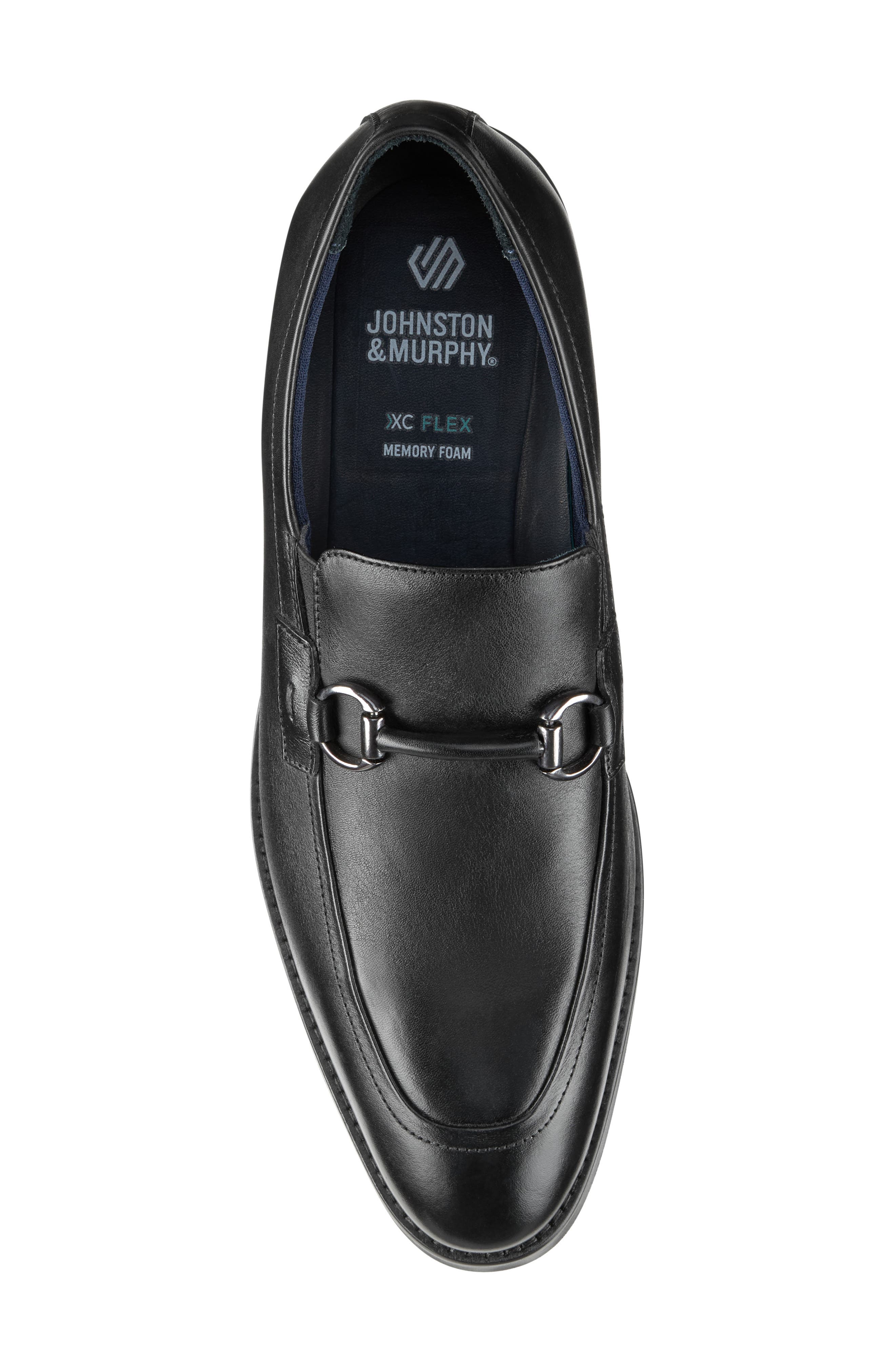 Johnston & Murphy XC Flex Landry Loafer, Alternate, color, Black Full Grain