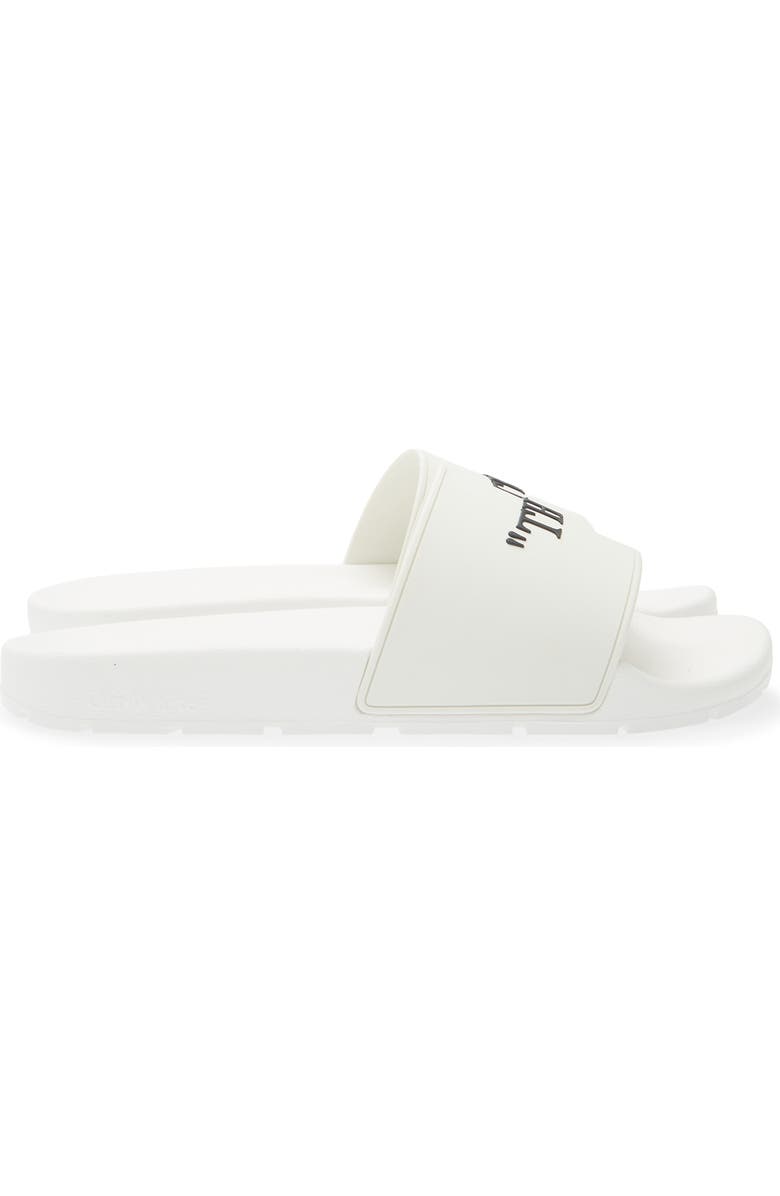 Off-White This That Slide Sandal, Alternate, color, White - Black