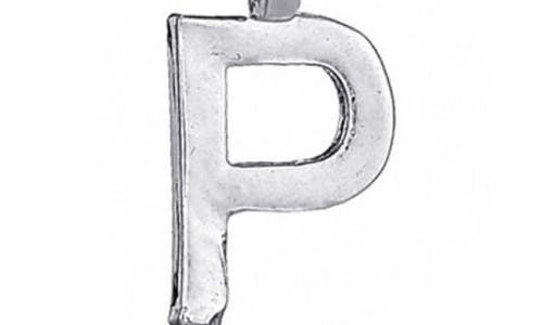 Adornia Initial Pendant Layered Chain Necklace In Silver