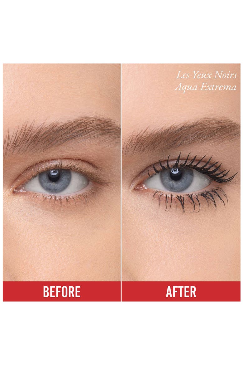 Les Yeuxs Noirs Aqua Extrema Mascara, Alternate, color, BLACK