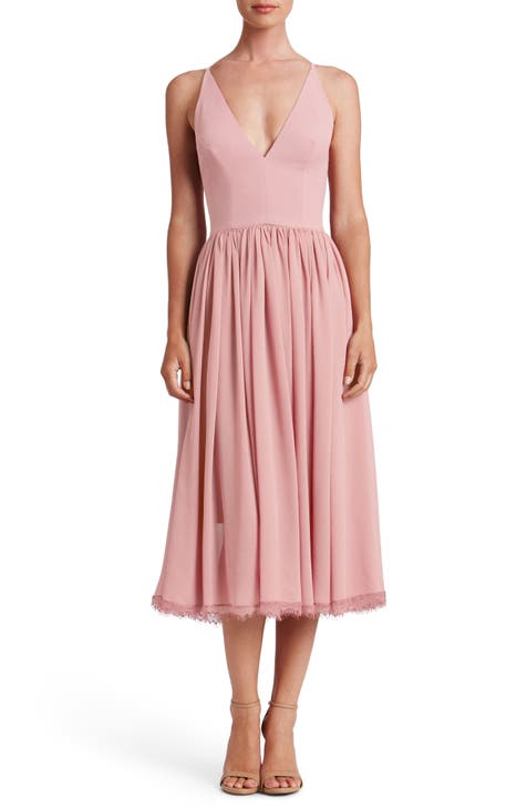 Shop Pink Dress the Population Online Nordstrom