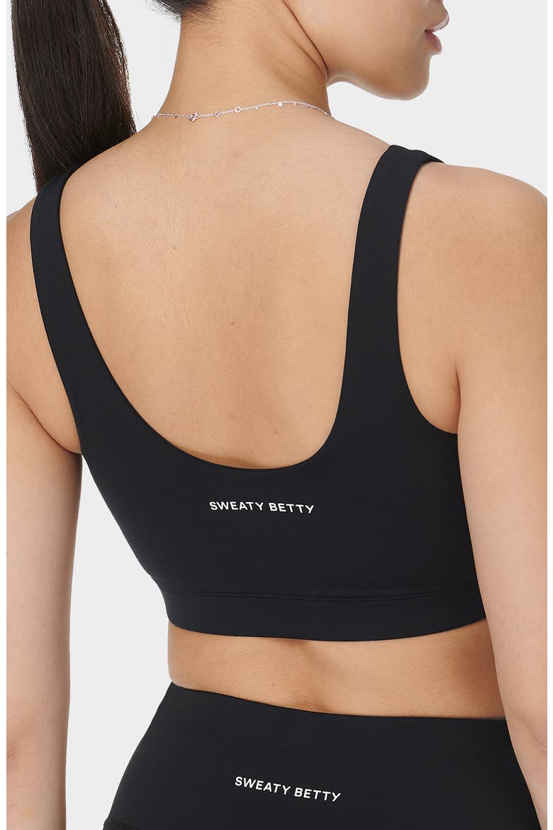 All Day Active Sports Bra, Alternate, color, BLACK