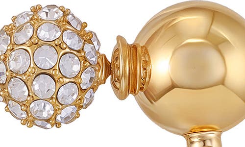 VINCE CAMUTO VINCE CAMUTO CRYSTAL FRONT/BACK EARRINGS