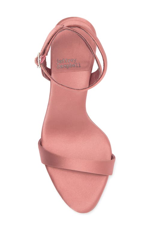 Jeffrey Campbell Blossmz Ankle Strap Satin Sandal