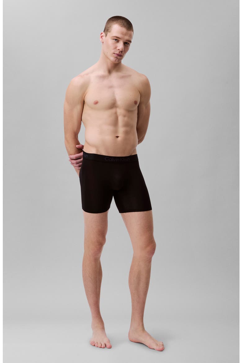 Ultra-Soft Stretch Modal 3-Pack Boxer Briefs, Alternate, color, BLACK/BLACK/BLACK