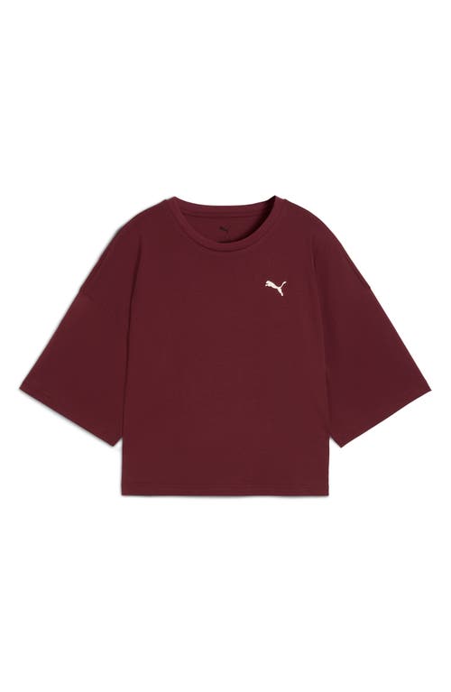 Puma Wardrobe Essential Oversize T-shirt In Red