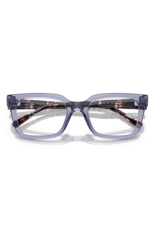 Vogue 50mm Pillow Optical Glasses In Purple