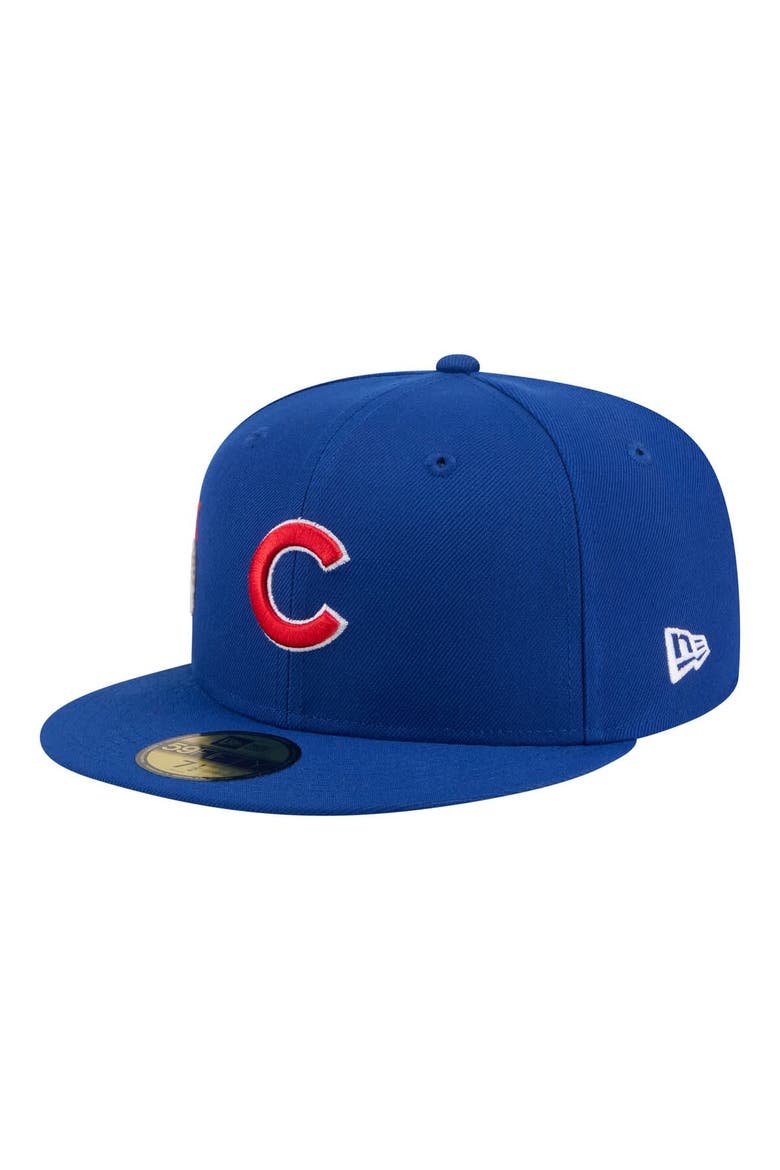 Men's New Era  Royal Chicago Cubs City Patch 59FIFTY Fitted Hat, Alternate, color, Royal