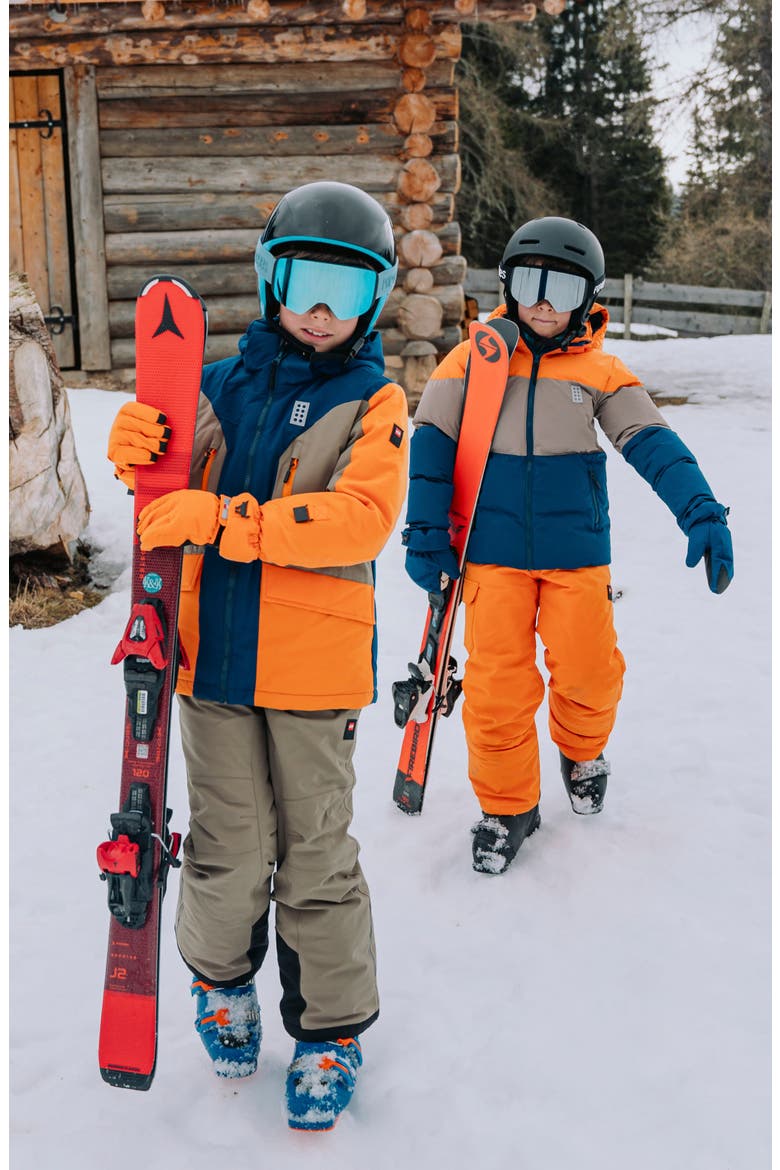 Kids' Winter Ski Shirtjacket, Alternate, color, ORANGE