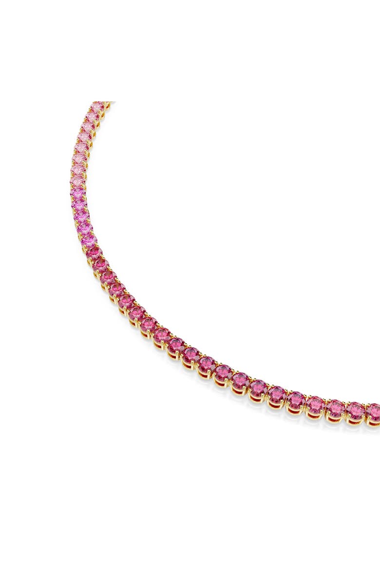 Swarovski Matrix Tennis Necklace, Alternate, color, 