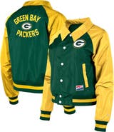 New Era Women's New Era Green Green Bay Packers Coaches Raglan Full-Snap Jacket