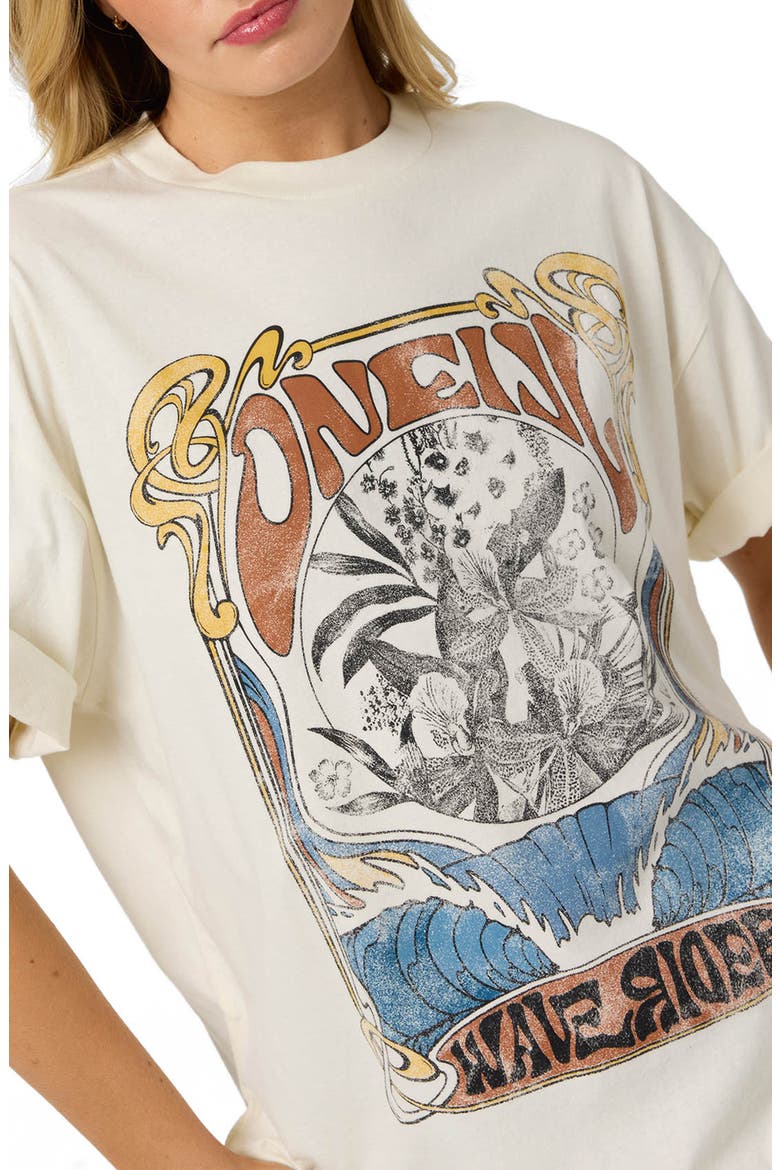 Wave Rider Oversized Graphic T-Shirt, Alternate, color, TOFU