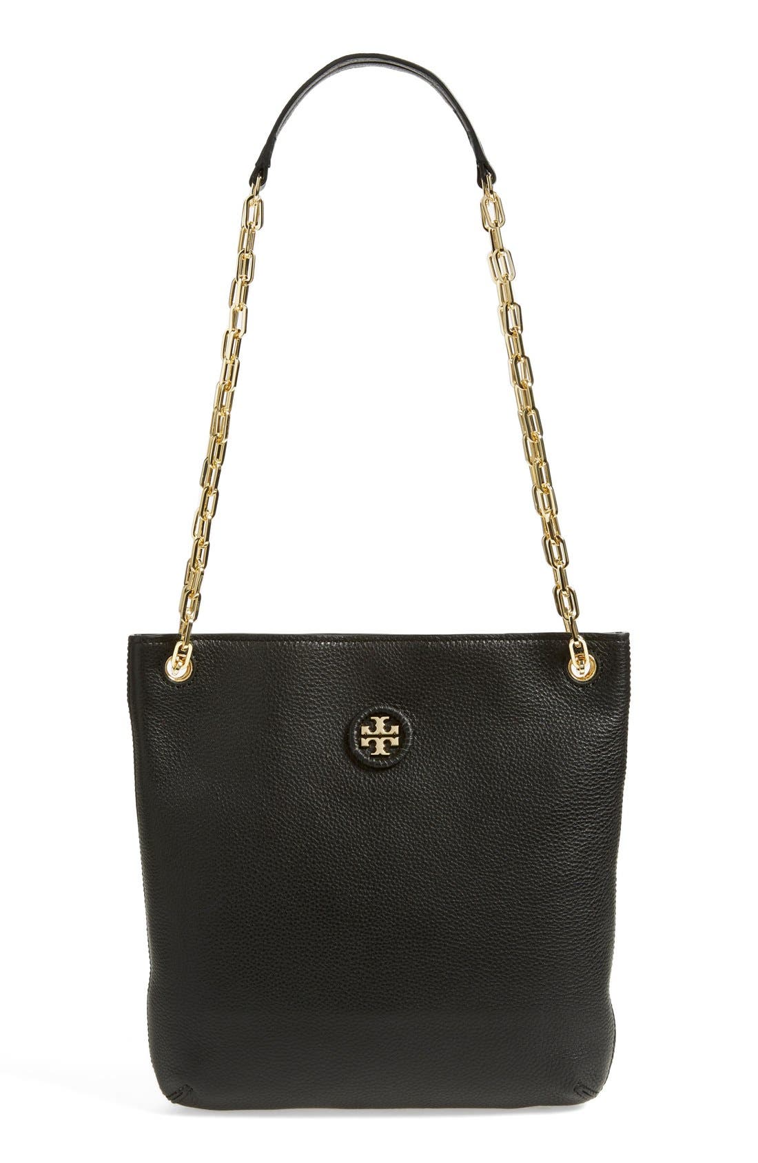 Tory Burch Convertible Leather Crossbody Bag, Main, color, 
