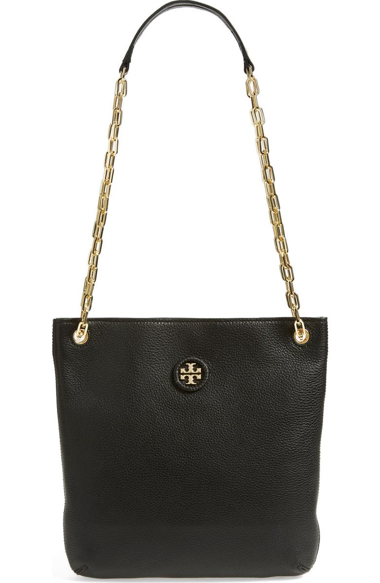 Tory Burch Convertible Leather Crossbody Bag, Main, color,
