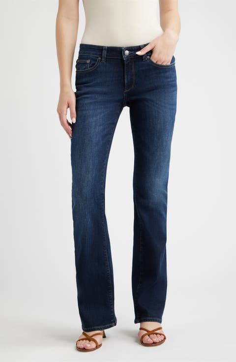 Milano Low Rise Skinny Bootcut Jeans