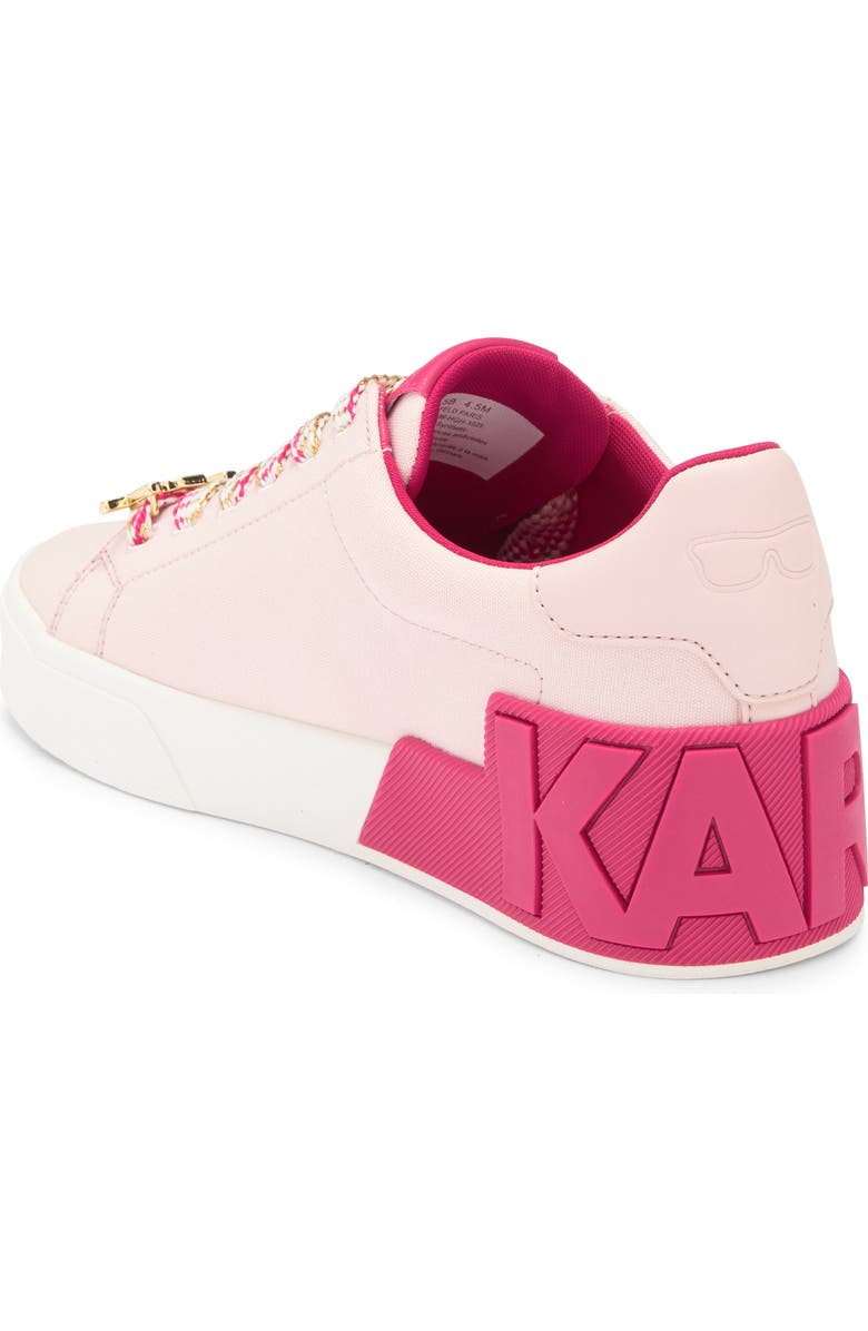 KARL LAGERFELD PARIS Melora Lace-Up Sneaker, Alternate, color, Light Blush