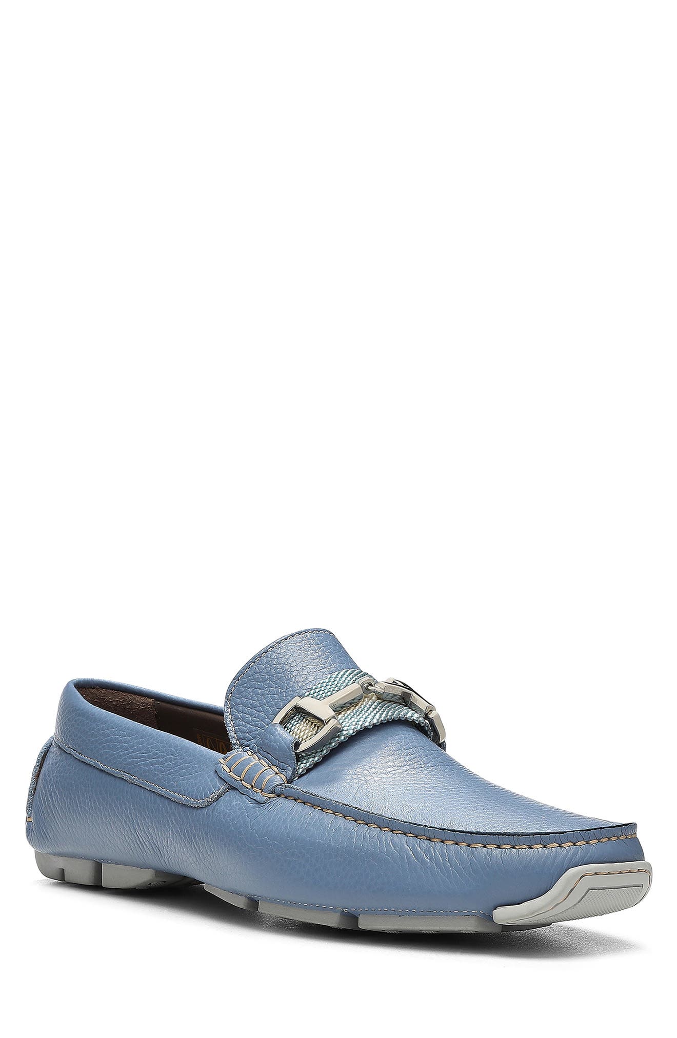 Donald Pliner Bit Loafer, Main, color, Denim
