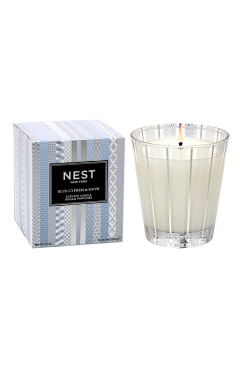 Blue Cypress & Snow Scented Classic Candle (Limited Edition)