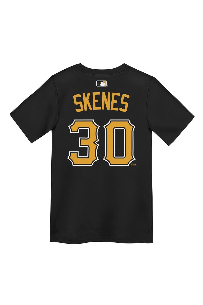 Preschool Nike Paul Skenes Black Pittsburgh Pirates Name & Number T-Shirt, Alternate, color, Black