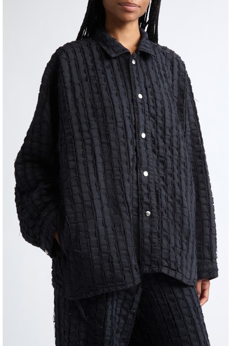 Sophie Bull Stripe Shirt, Alternate, color, BLACK