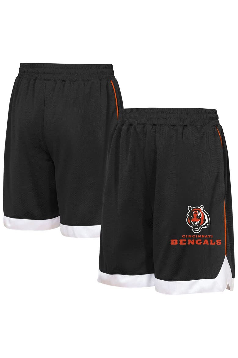 Youth Outerstuff  Black Cincinnati Bengals All Star Mesh Shorts, Main, color, Black