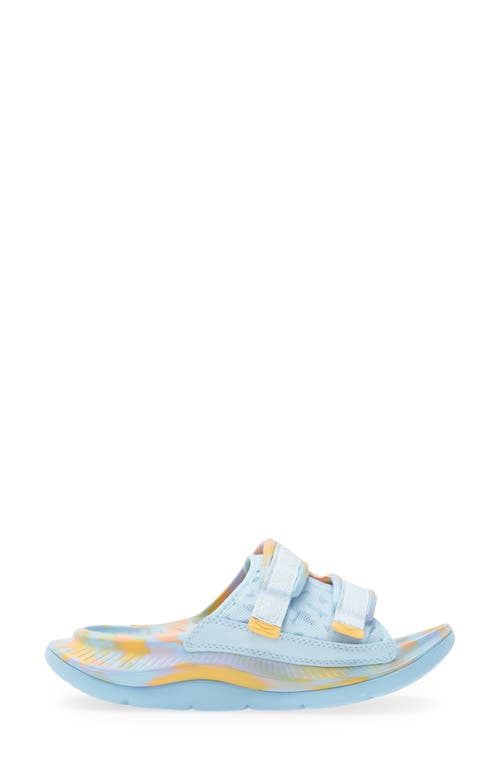 Hoka Gender Inclusive Ora Luxe Slide Sandal In Summer Song/amber Yellow