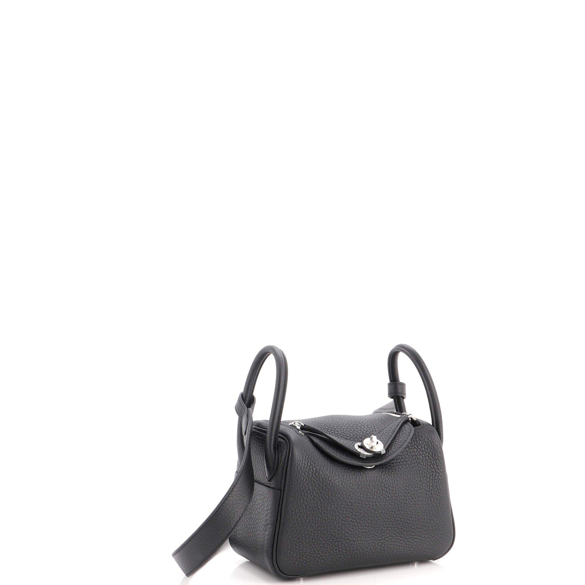 Lindy Bag Clemence Mini, Alternate, color, Black