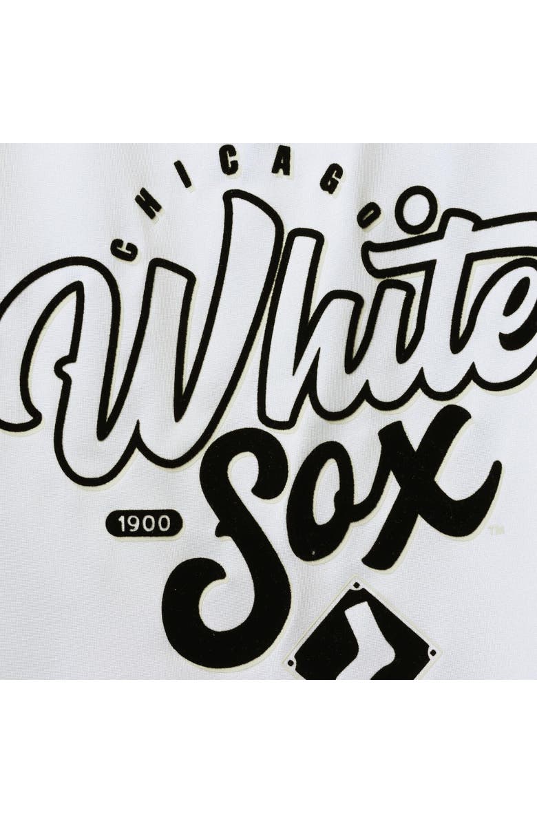 THE WILD COLLECTIVE Women's The Wild Collective White Chicago White Sox Open Back Twist-Tie Tank Top, Alternate, color, White