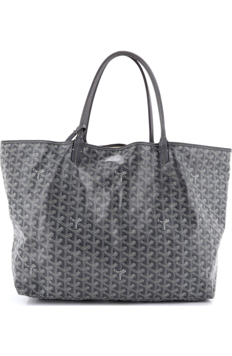 Pre-Owned Goyard Saint Louis Tote Coated Canvas GM, Alternate, color, Gray