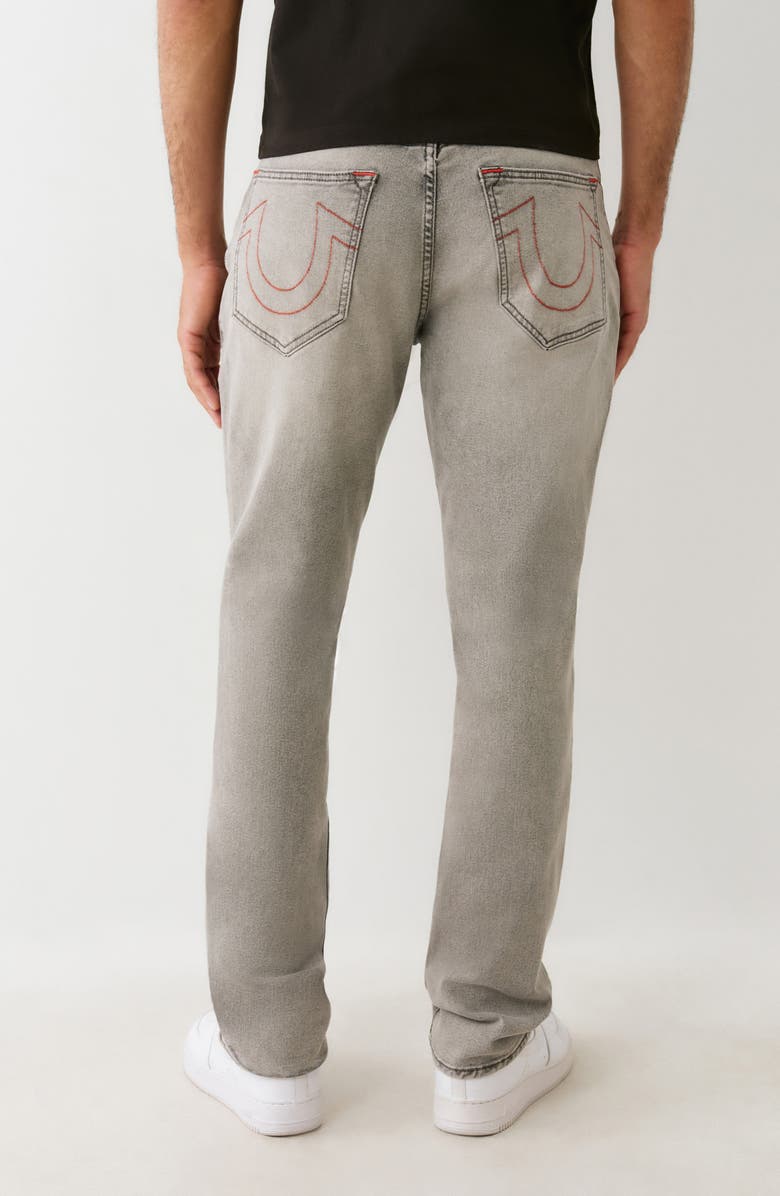 True Religion Ricky Straight Leg Jeans, Alternate, color, Grey Silvery