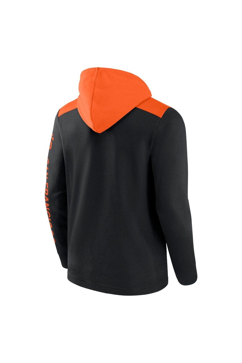 Men's Fanatics Branded Black San Francisco Giants Walk Off Fleece Full-Zip Hoodie, Alternate, color, Black