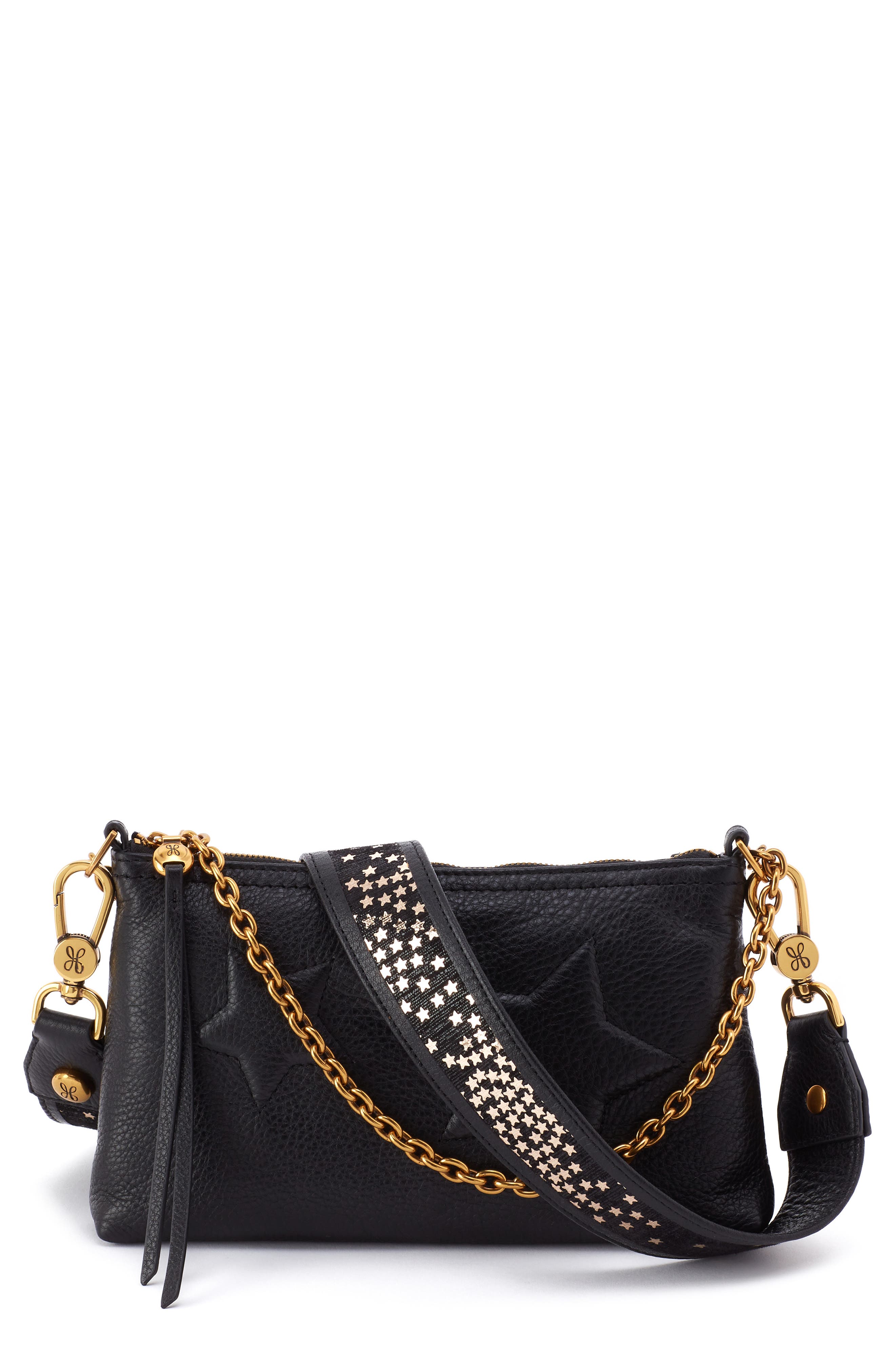 HOBO Darcy Convertible Metallic Leather Crossbody Bag, Main, color, 