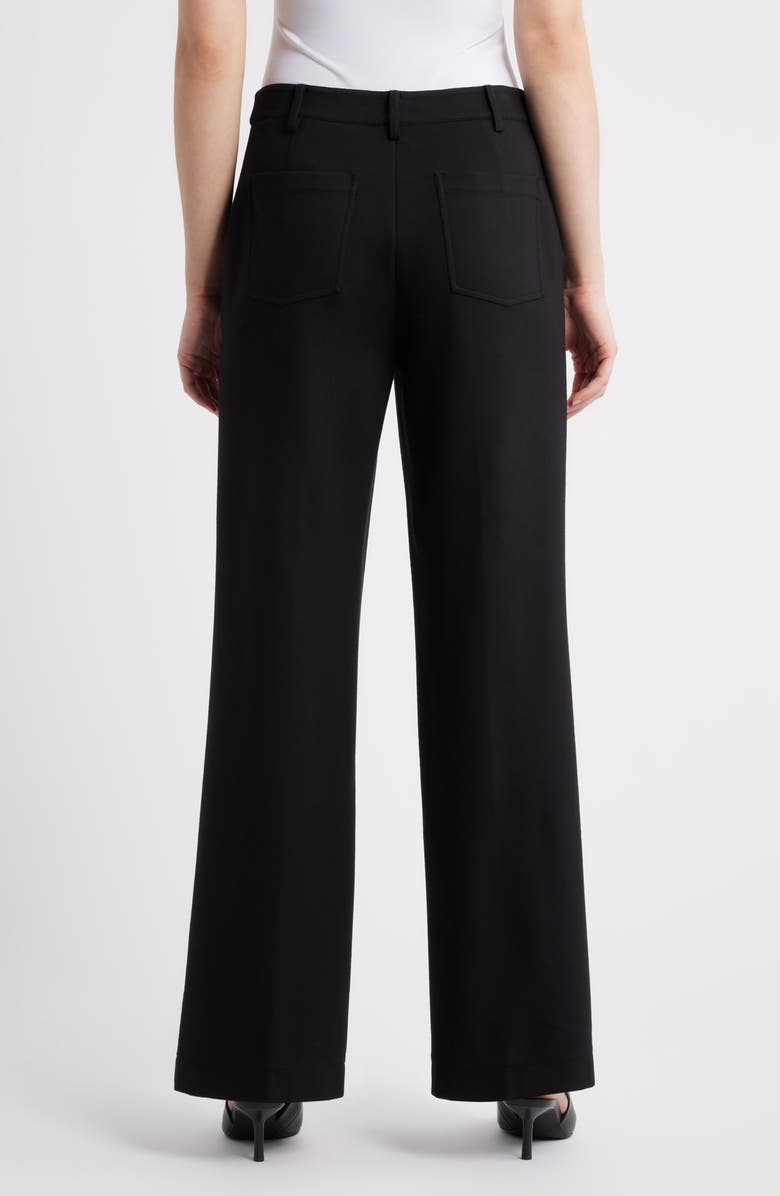 Elie Tahari The Saddy Inverted Pleat Wide Leg Pants, Alternate, color,