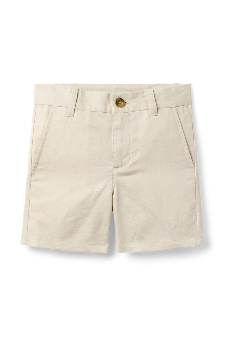 Linen-Cotton Short, Main, color, Beige