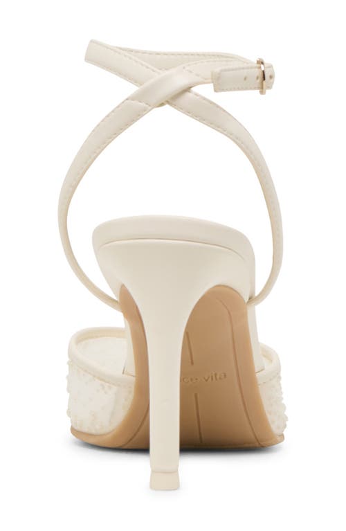 Dolce Vita Keisha Pearl Pump In Ivory Mesh