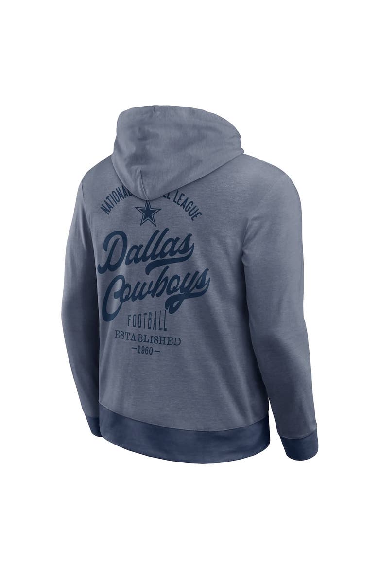 Men's Darius Rucker Collection by Fanatics Navy Dallas Cowboys Tonal Knit Pullover Hoodie, Alternate, color, Navy