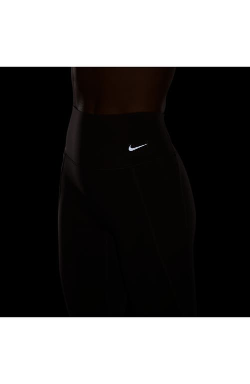 Nike Universa Medium-support High-waisted Pocket 7/8 Leggings In Gray