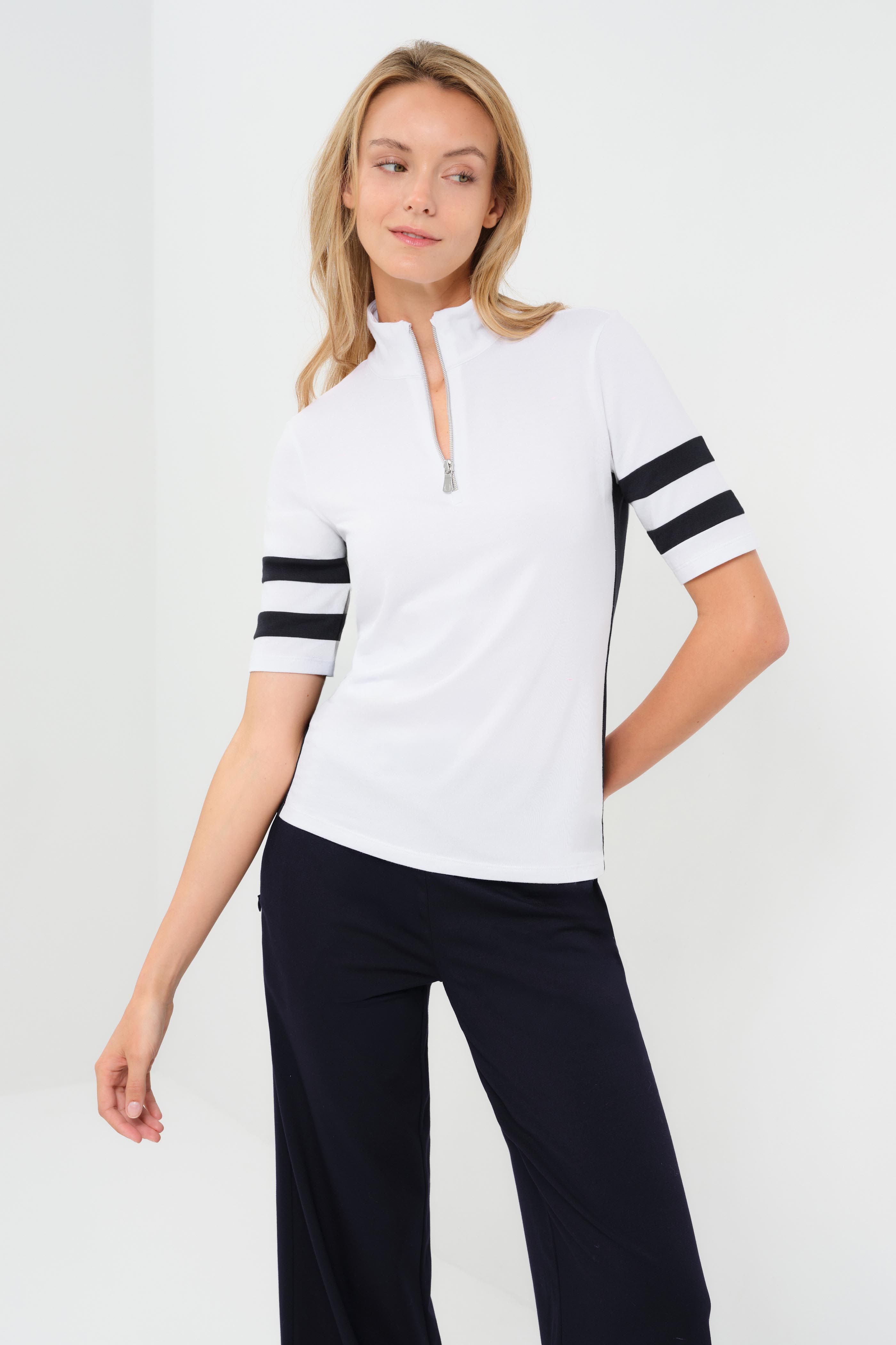 White/Navy