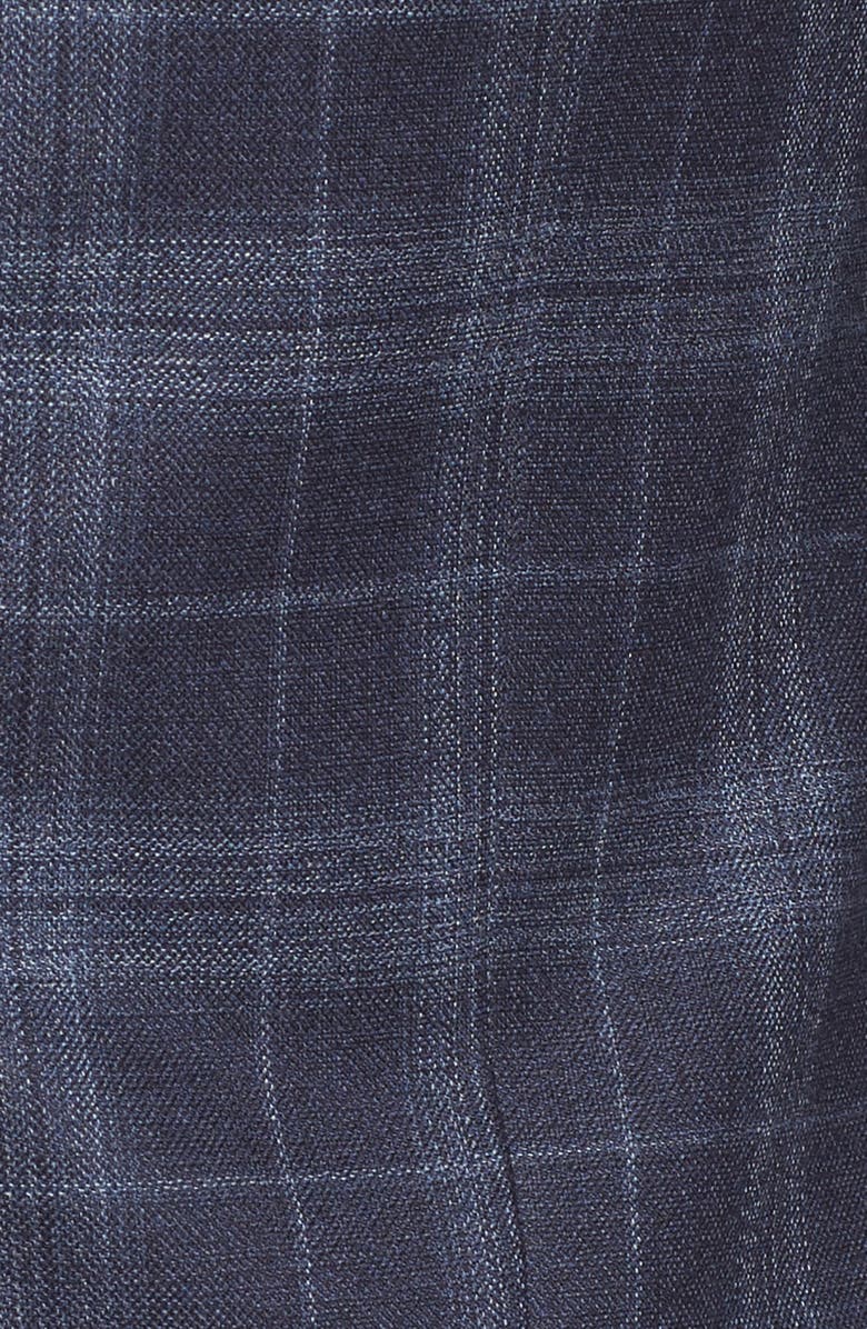 Hart Schaffner Marx Classic Fit Plaid Wool & Silk Sport Coat, Alternate, color, 