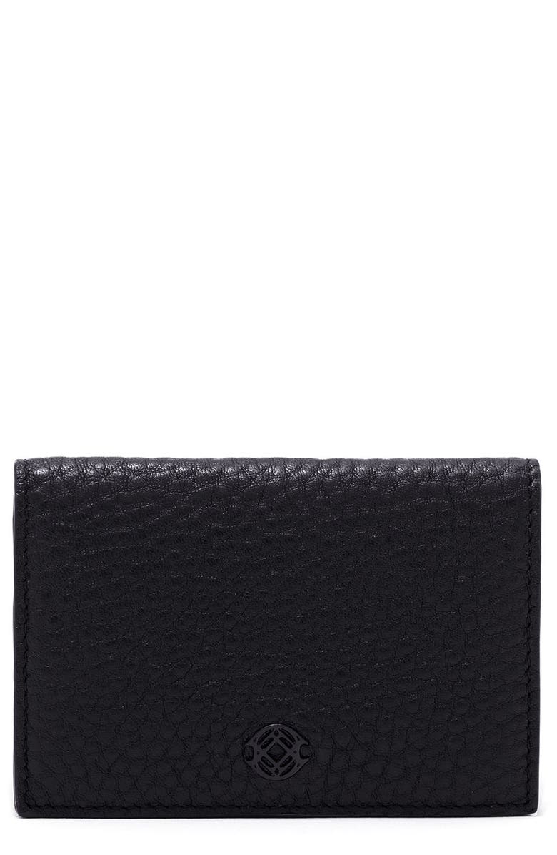 Dagne Dover Accordion Leather Card Case, Main, color, 