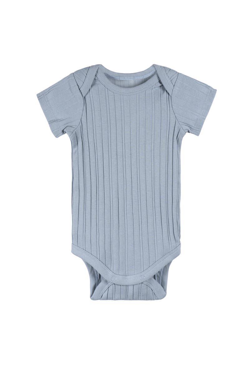 Assorted 3-Pack Bodysuits, Alternate, color, Soft Blue Tones