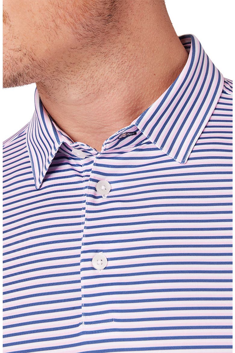 Versa Stripe Performance Polo, Alternate, color, ROSE MULTI STRIPE