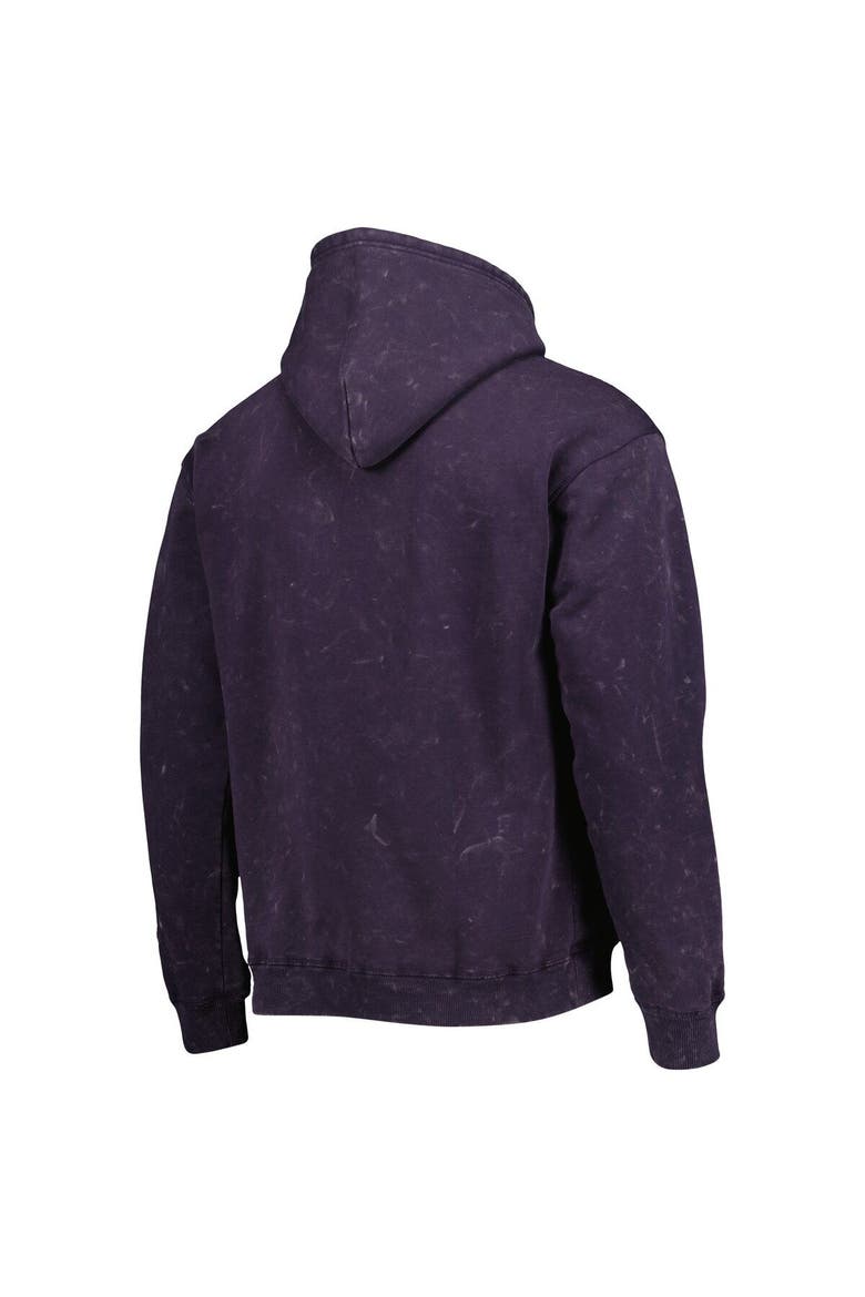 Unisex The Wild Collective Purple Los Angeles Lakers Tonal Acid Wash Pullover Hoodie, Alternate, color, Purple