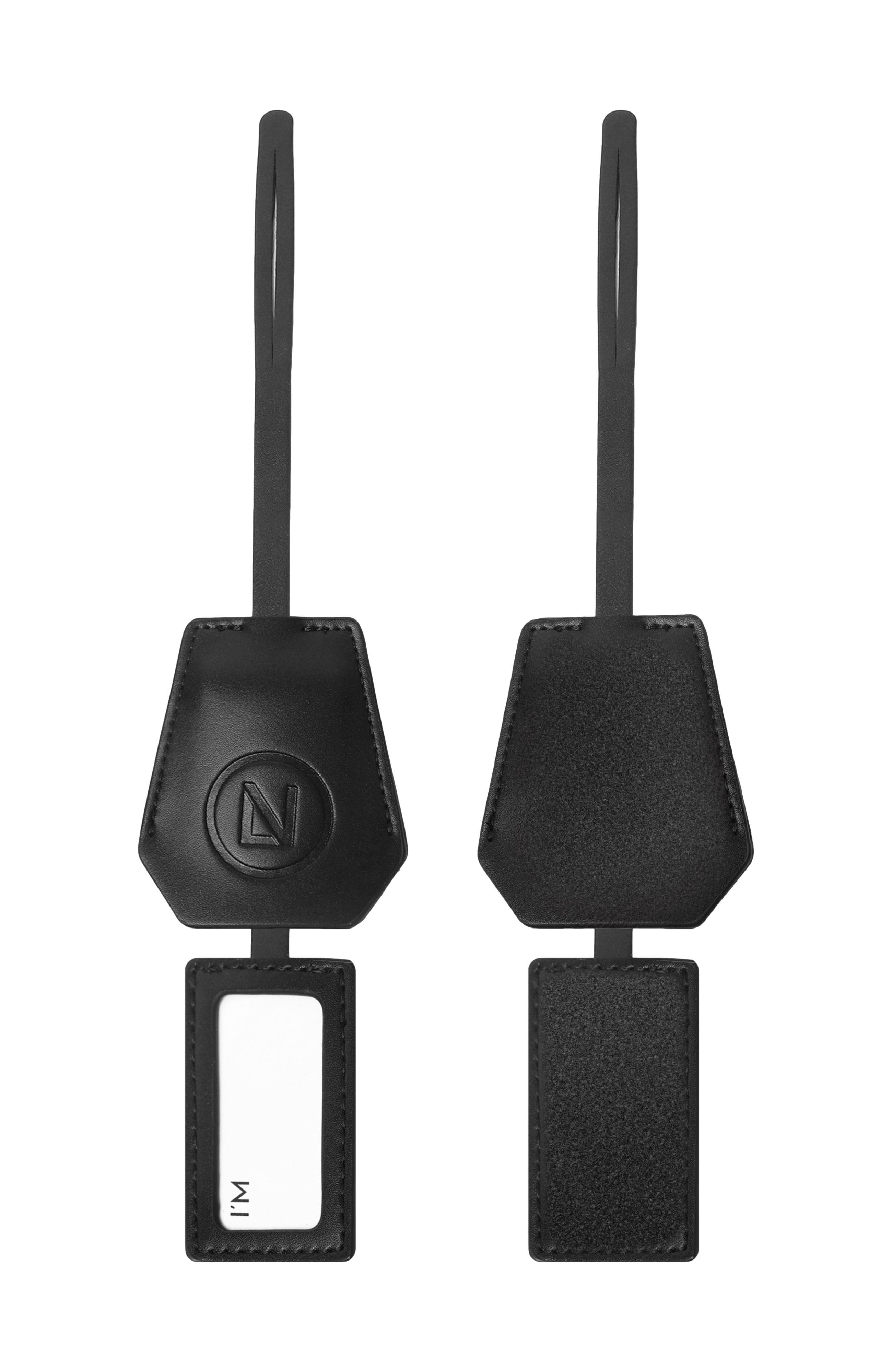 Lux and Nyx Words of Affirmation Luggage Tag, Alternate, color, Black